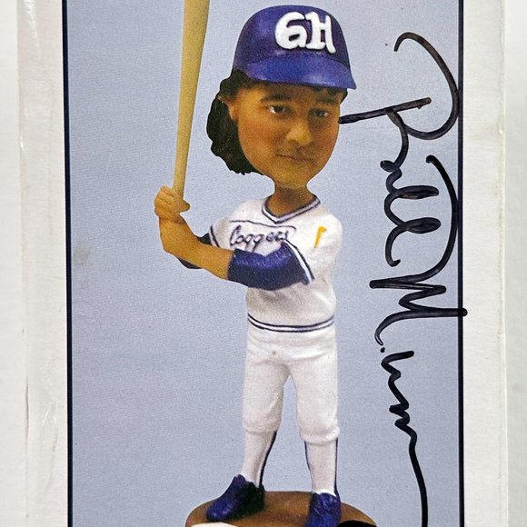 Bill Murray Autographed Grays Harbor Loggers Goldklang Group Bobble Head Figure - Picture 8 of 16
